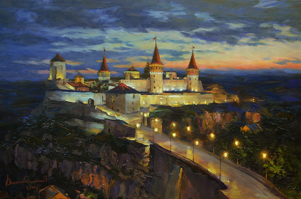 Картина "Каменец - Подольская крепость"