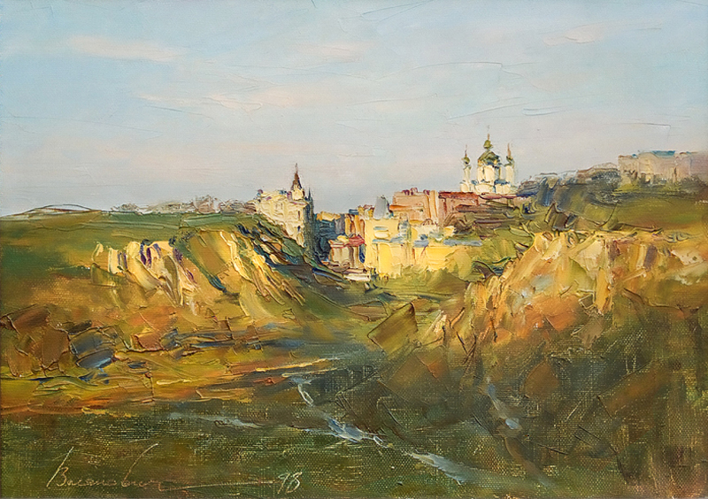 Картина "Вечер на старокиевских горах"