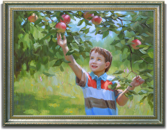Картина "Самые вкусные яблоки"