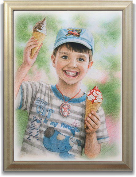 Картина "Кому мороженого?"