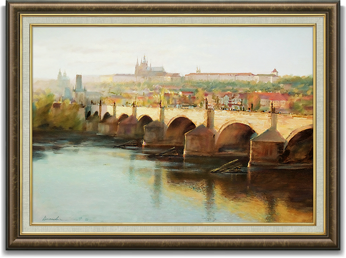 Картина "Вечер в Праге"